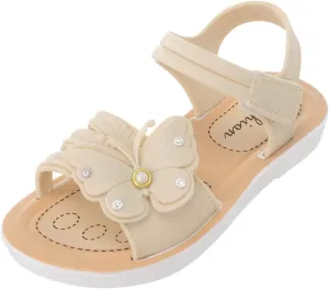Baby Girls Summer Sandals Toddler Infant Open Toe Cute Butterfly Flat Bowknot Non Slip Fashion Newborn Girls Shoes