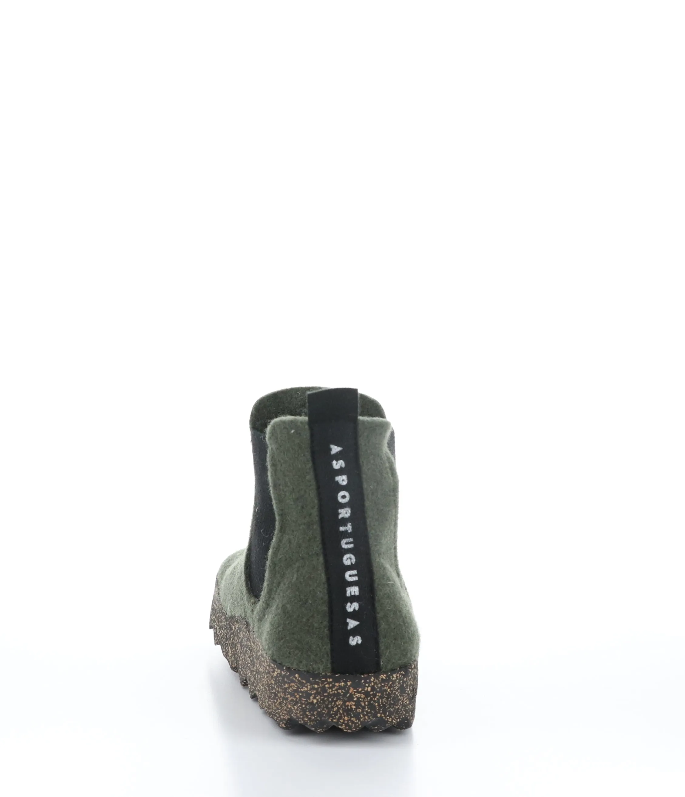 CAIA090ASPM Military Green Round Toe Boots|CAIA090ASPM Bottes �� Bout Rond in Vert