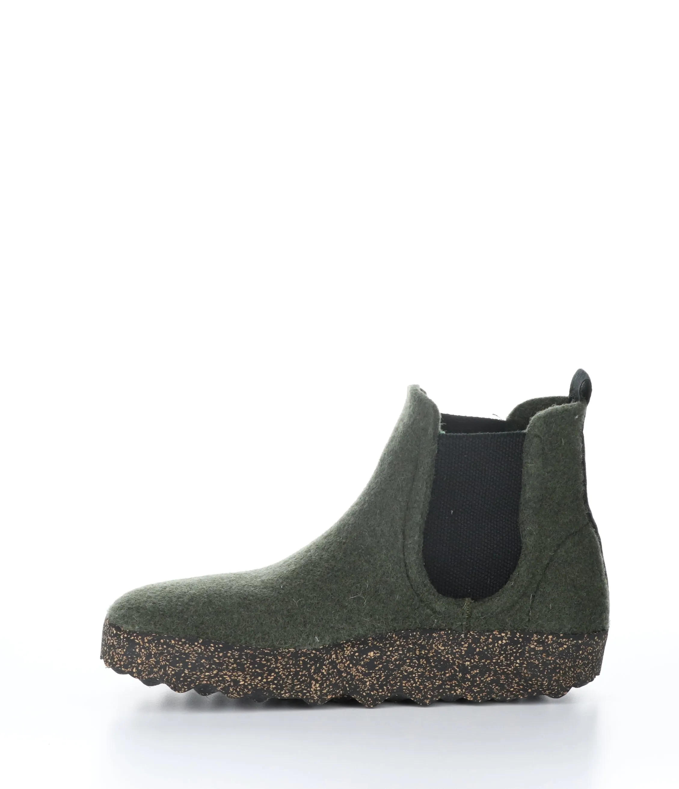 CAIA090ASPM Military Green Round Toe Boots|CAIA090ASPM Bottes �� Bout Rond in Vert