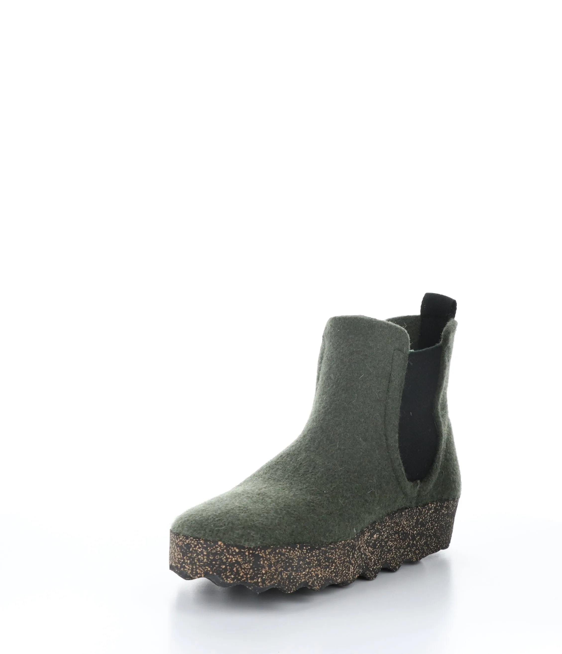 CAIA090ASPM Military Green Round Toe Boots|CAIA090ASPM Bottes �� Bout Rond in Vert