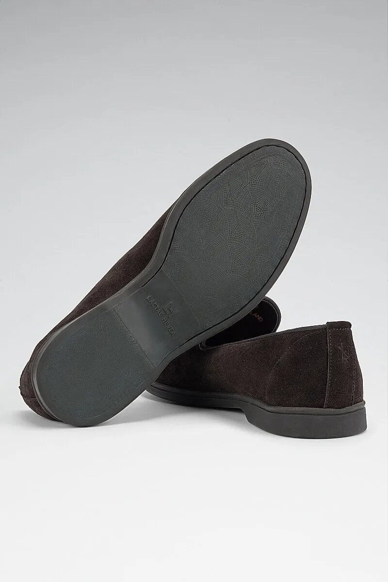 Chocolate Suede All Day Slipper