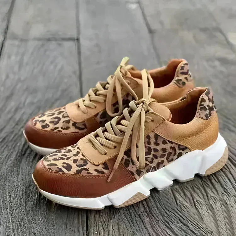 Eliana - Baskets Léopard pour femme