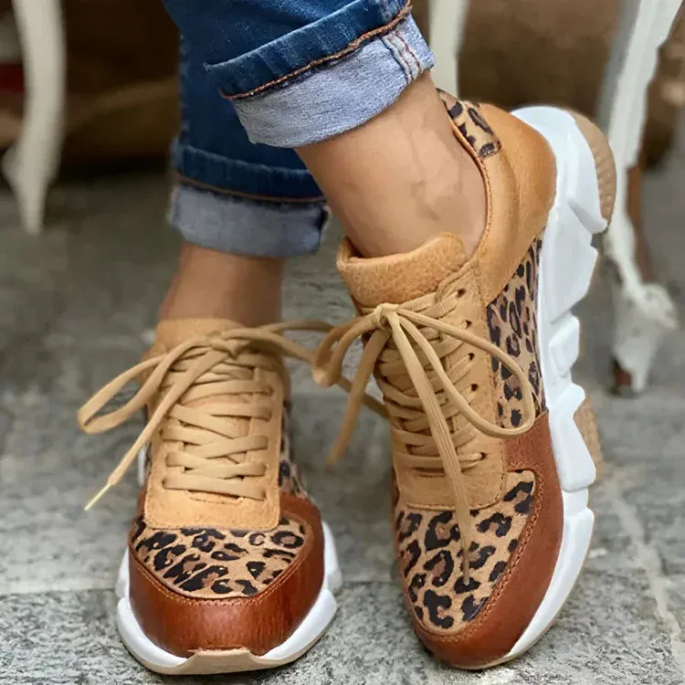Eliana - Baskets Léopard pour femme