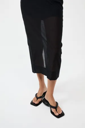 Flip Flop Dome Heel, Black