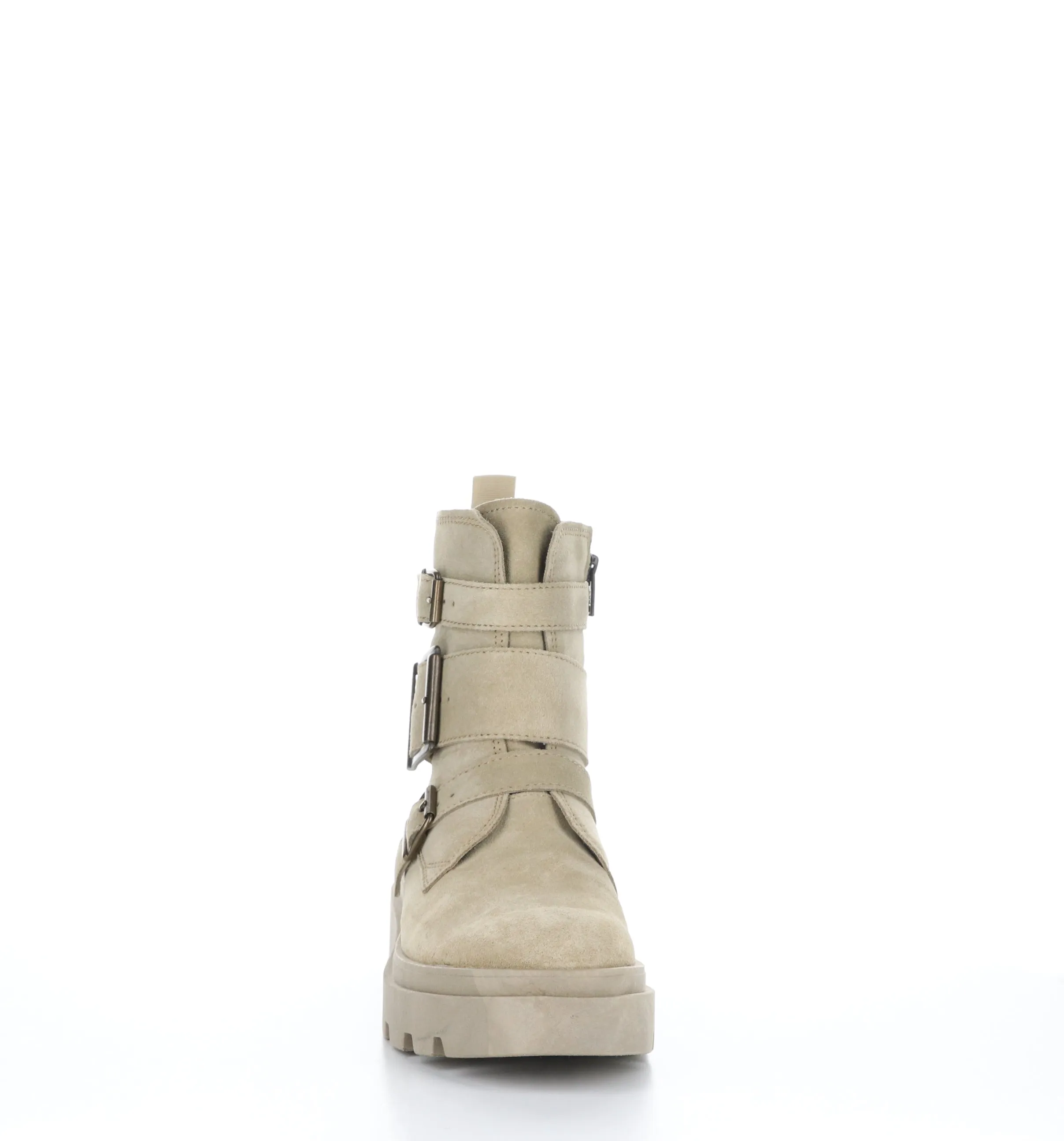 JEDA817FLY Creme Zip Up Boots