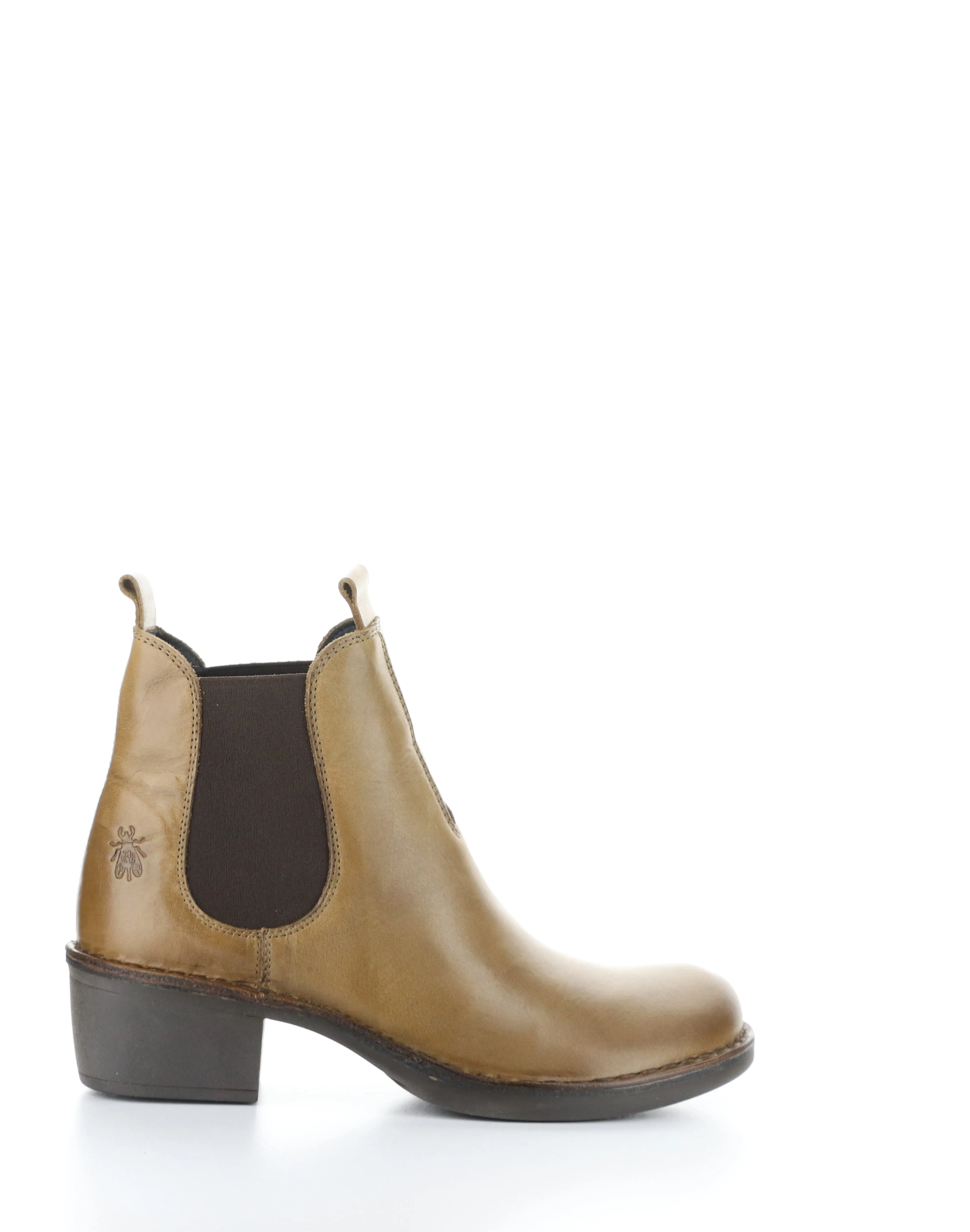 MEME030FLY CAMEL Round Toe Boots