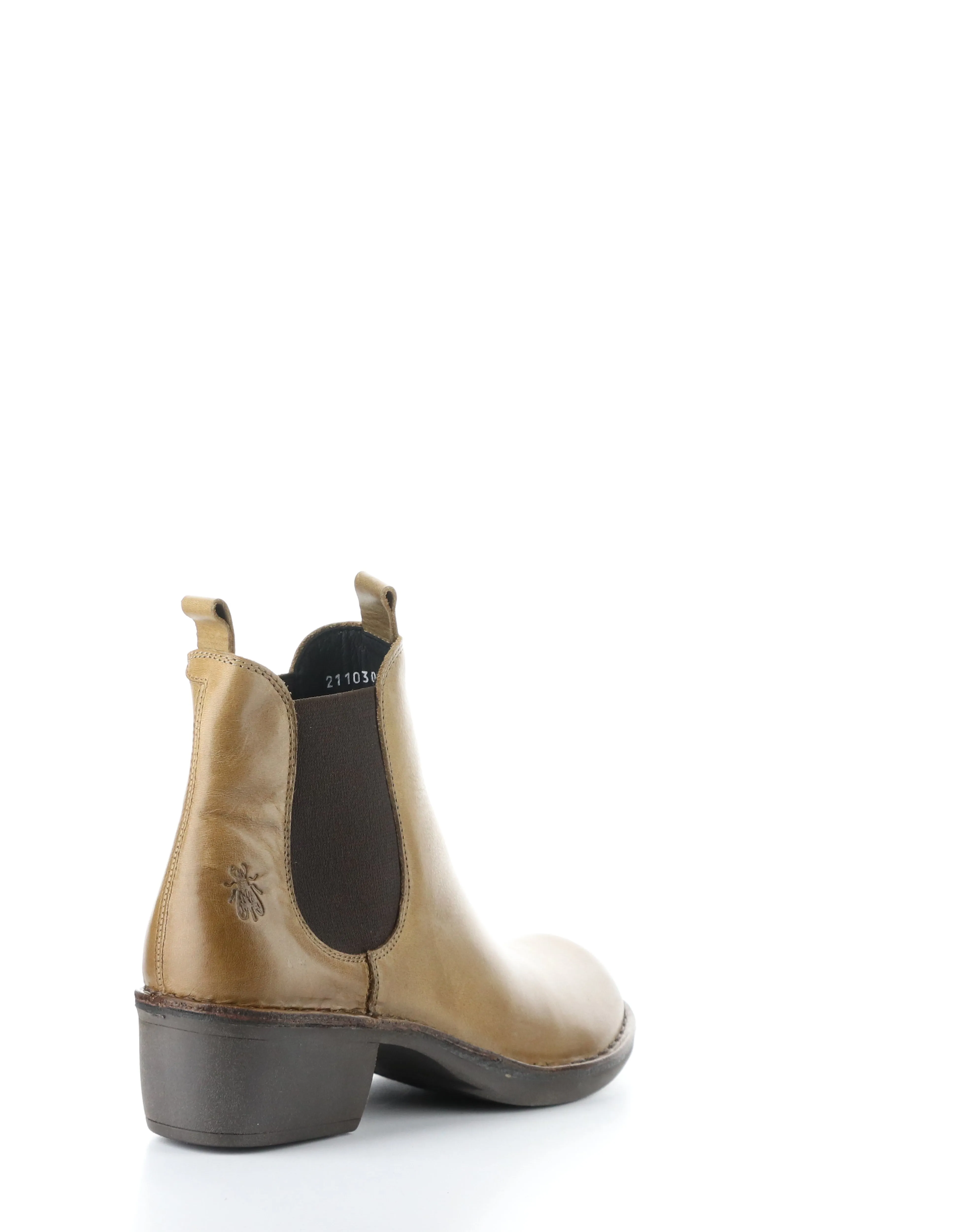 MEME030FLY CAMEL Round Toe Boots