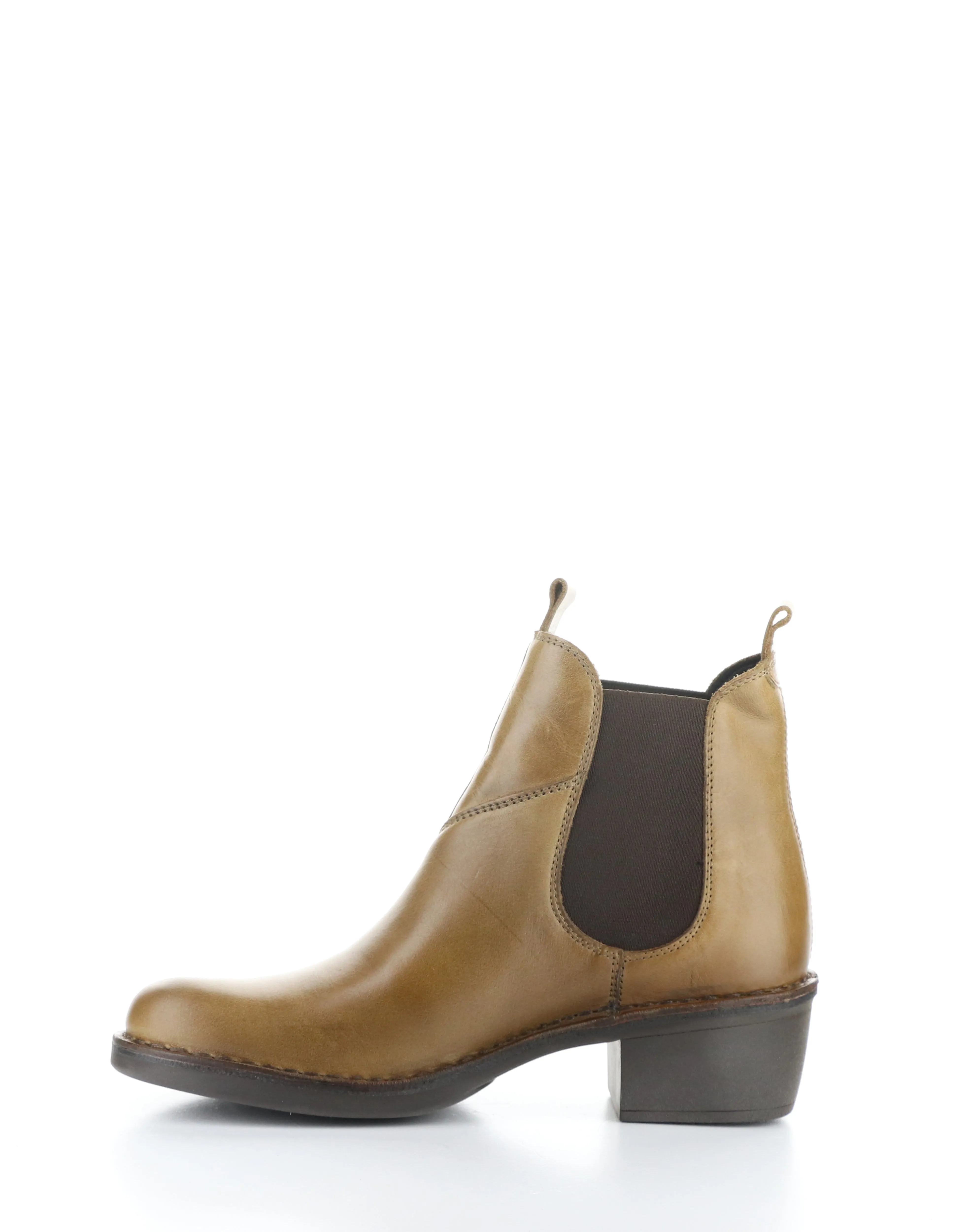 MEME030FLY CAMEL Round Toe Boots