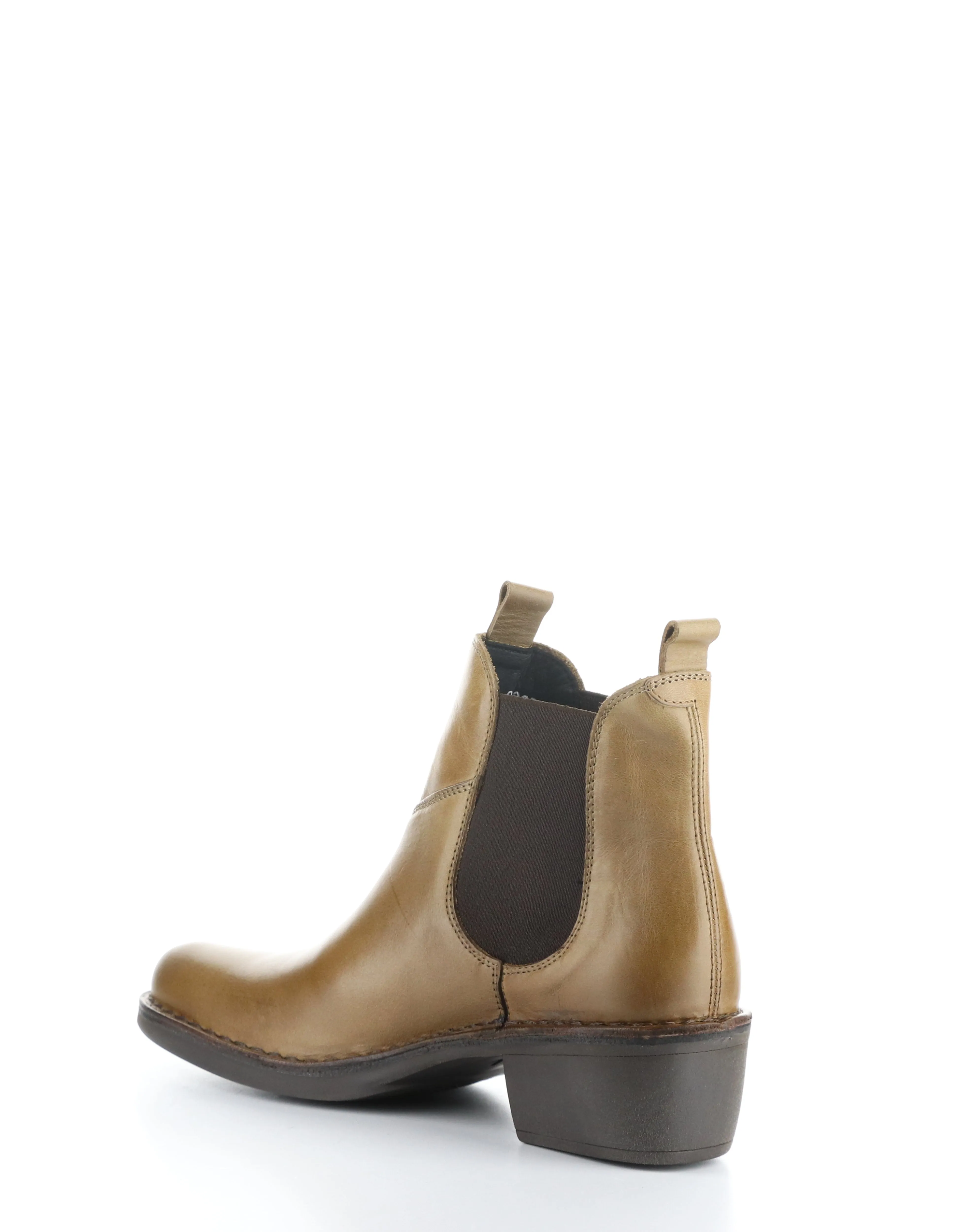 MEME030FLY CAMEL Round Toe Boots