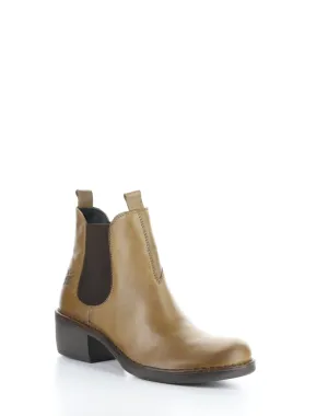 MEME030FLY CAMEL Round Toe Boots