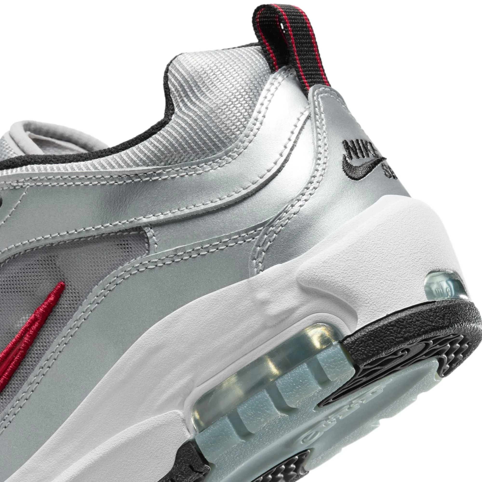 Nike SB Air Max Ishod Premium "Silver Bullet" - Metallic Silver/Varsity Red