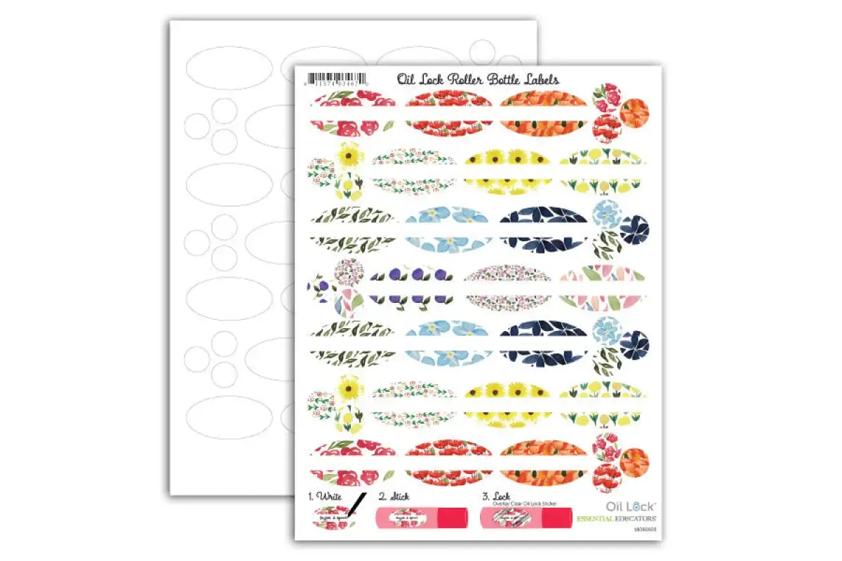 "Roller Bottle Blends for Everyday Use" Booklet and Label Set
