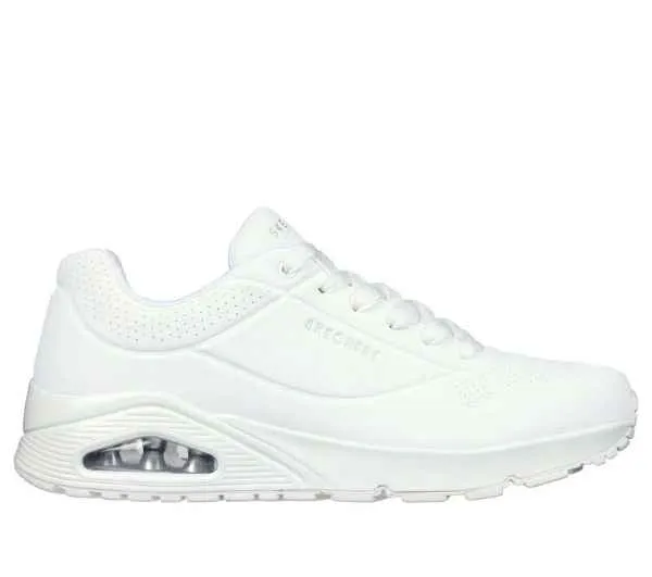 SKECHERS MEN UNO - STAND ON AIR 52458 Wide Fit New White