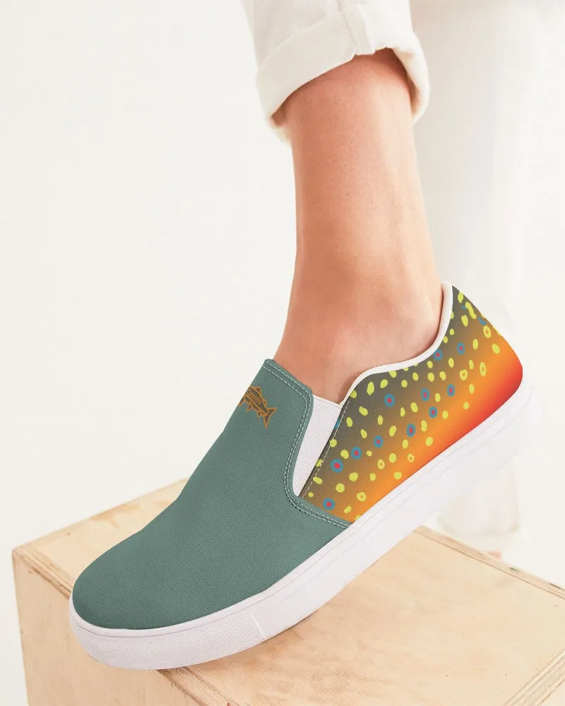 Womens Brookietown Smooth v3 Slip-On Canvas Shoe