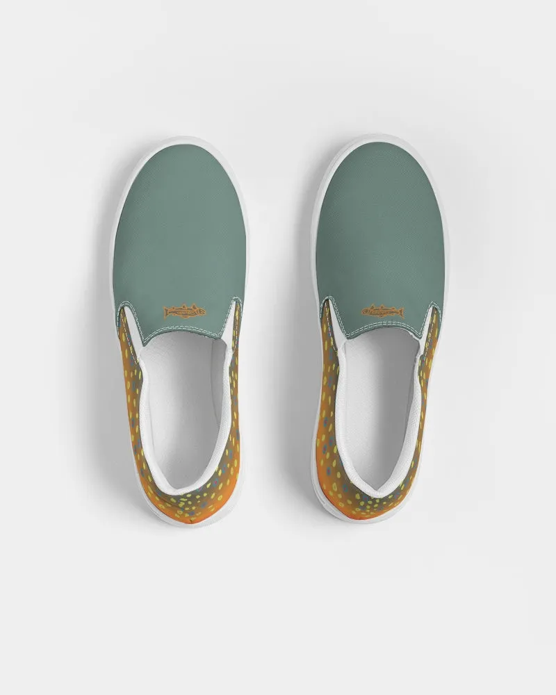 Womens Brookietown Smooth v3 Slip-On Canvas Shoe